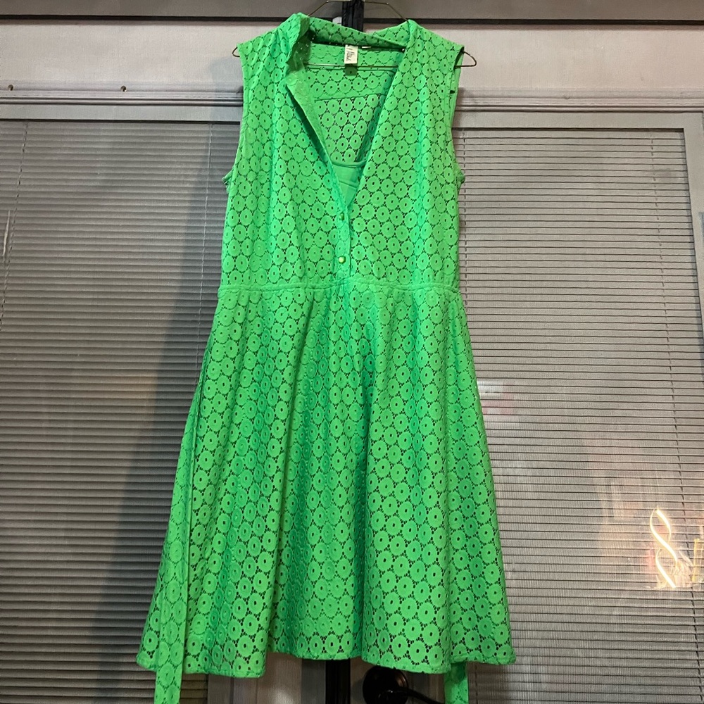 Patterned Laced Summer Dress